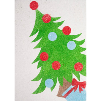 Peel 'N Stick Sand Art Kit - Happy Holidays 2